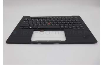 Lenovo 5M11N61106 C-Cover with keyboard, Russian, Deep Black, FingerPrint Reader, WLAN, US