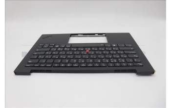 Lenovo 5M11N61106 C-Cover with keyboard, Russian, Deep Black, FingerPrint Reader, WLAN, US