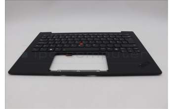 Lenovo 5M11N61109 C-Cover with keyboard, Swedish/Finnish, Deep Black, FingerPrint Reader, WLAN, UK