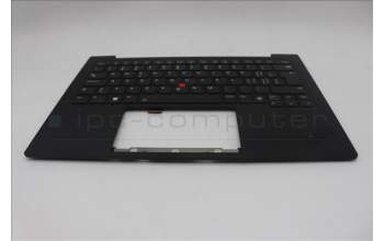 Lenovo 5M11N61110 C-Cover with keyboard, Switzerland, Deep Black, FingerPrint Reader, WLAN, UK