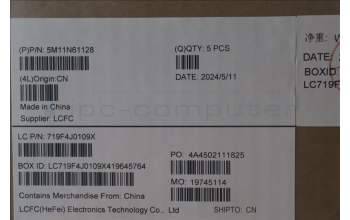 Lenovo 5M11N61128 MECH_ASM GRP_KBD_BZL_FRA_WL_DB_LTN