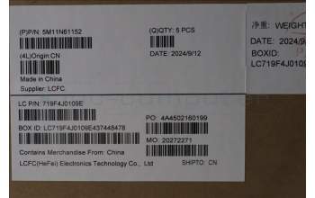 Lenovo 5M11N61152 MECH_ASM GRP_KBD_BZL_UKE_WL_DB_LTN