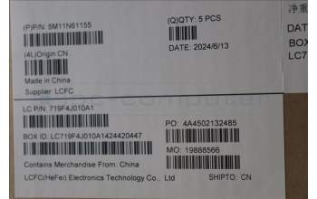 Lenovo 5M11N61155 MECH_ASM GRP_KBD_BZL_ARA_WW_DB_CHY