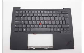 Lenovo 5M11N61163 C-Cover with keyboard, Estonian, Deep Black, FingerPrint Reader, WWAN, UK
