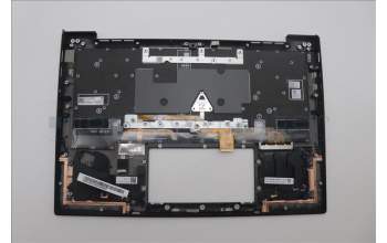 Lenovo 5M11N61179 C-Cover with keyboard,Portuguese,Deep Black,FingerPrint Reader,WWAN