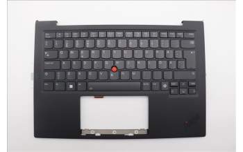 Lenovo 5M11N61183 C-Cover with keyboard,Swedish/Finnish,Deep Black,FingerPrint Reader,WWAN