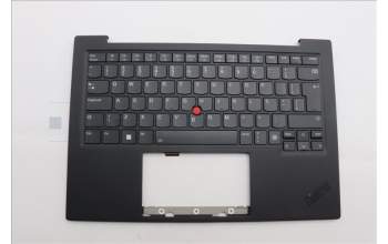 Lenovo 5M11N61194 C-Cover with keyboard, Brazil Portuguese, Deep Black, FingerPrint Reader, WWAN, UK