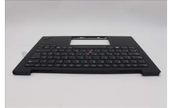 Lenovo 5M11N61212 C-Cover with keyboard, Spanish LA, Deep Black, FingerPrint Reader, WWAN, UK