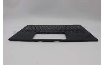Lenovo 5M11N61219 C-Cover with keyboard, Spanish, Deep Black, FingerPrint Reader, WWAN, UK