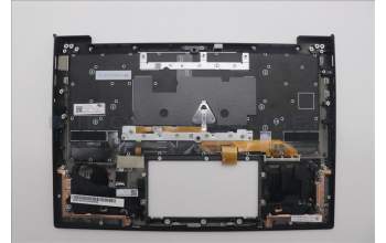 Lenovo 5M11N61221 C-Cover with keyboard, Switzerland, Deep Black, FingerPrint Reader, WWAN, UK