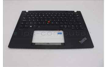 Lenovo 5M11N89393 C-Cover with keyboard, Brazil Portuguese, Black, Backlight, UK