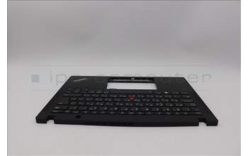 Lenovo 5M11N89395 C-Cover with keyboard, Bulgarian, Black, Backlight, UK