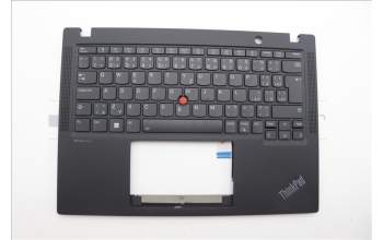 Lenovo 5M11N89402 C-Cover with keyboard, Czech Slovakian, Black, Backlight, UK