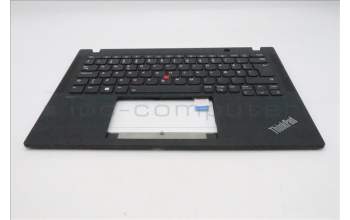 Lenovo 5M11N89404 C-Cover with keyboard, Danish, Black, Backlight, UK