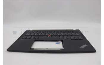 Lenovo 5M11N89414 C-Cover with keyboard,US English Euro,Black,Backlight