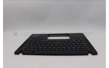 Lenovo 5M11N89420 C-Cover with keyboard, Canadian French English, Black, Backlight, UK