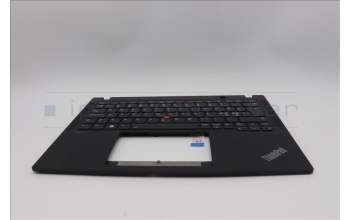 Lenovo 5M11N89456 C-Cover with keyboard, Nordic, Black, Backlight, UK