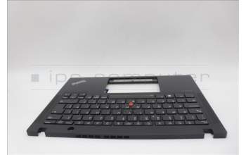 Lenovo 5M11N89489 C-Cover with keyboard, UK English, Black, Backlight, UK