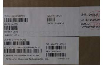 LENOVO 5M11N89535 Keyb X13 G5 DE - WWAN - BL