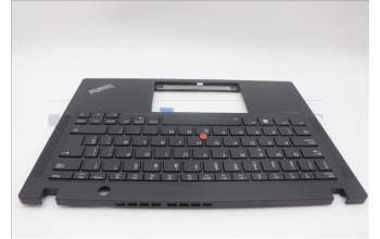 Lenovo 5M11N89581 C-Cover with keyboard, Spanish, Black, Backlight, WWAN, UK