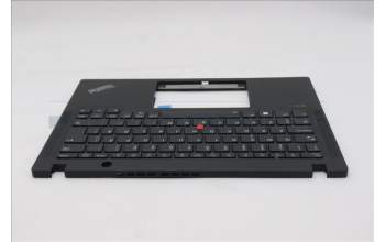 Lenovo 5M11N89585 C-Cover with keyboard, Swedish/Finnish, Black, Backlight, WWAN, UK