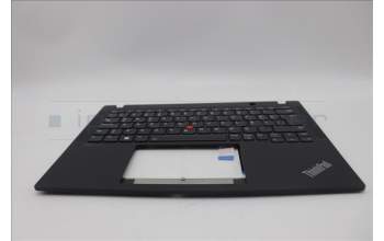 Lenovo 5M11N89596 C-Cover with keyboard, Turkish, Black, Backlight, WWAN, UK