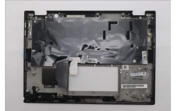 Lenovo 5M11N89868 C-Cover with keyboard, German, Black, Backlight, UK
