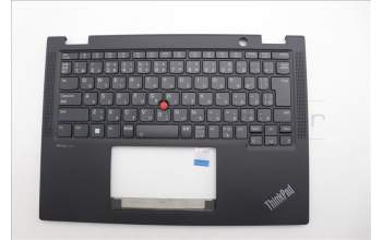 Lenovo 5M11N89887 C-Cover with keyboard, Japanese, Black, Backlight, JP