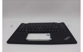 Lenovo 5M11N93093 C-Cover with keyboard, Nordic, Black, Backlight, UK