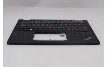 Lenovo 5M11N93129 C-Cover with keyboard, Ukraine, Black, Backlight, US