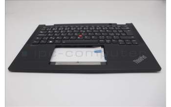 Lenovo 5M11N93149 C-Cover with keyboard, Czech Slovakian, Black, Backlight, WWAN, UK