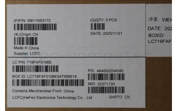 Lenovo 5M11N93172 C-Cover with keyboard, German, Black, Backlight, WWAN, UK