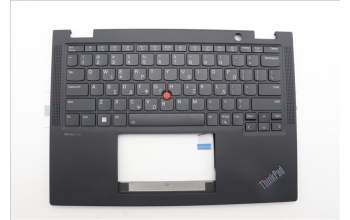 Lenovo 5M11N93174 C-Cover with keyboard, Greek, Black, Backlight, WWAN, US