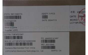 Lenovo 5M11N93174 C-Cover with keyboard, Greek, Black, Backlight, WWAN, US