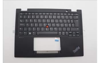 Lenovo 5M11N93180 C-Cover with keyboard, Hungarian, Black, Backlight, WWAN, UK