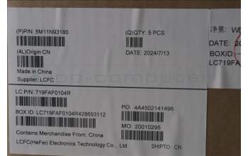 Lenovo 5M11N93180 C-Cover with keyboard, Hungarian, Black, Backlight, WWAN, UK