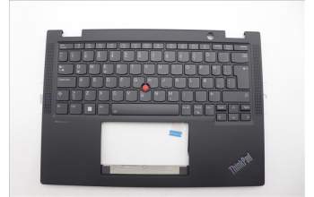 Lenovo 5M11N93183 C-Cover with keyboard, Icelandic, Black, Backlight, WWAN, UK