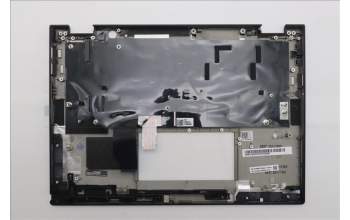 Lenovo 5M11N93220 C-Cover with keyboard, Swedish/Finnish, Black, Backlight, WWAN, UK