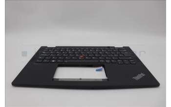 Lenovo 5M11N93237 C-Cover with keyboard, UK English, Black, Backlight, WWAN, UK