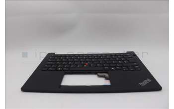 Lenovo 5M11N93282 C-Cover with keyboard, Hungarian, Black, UK