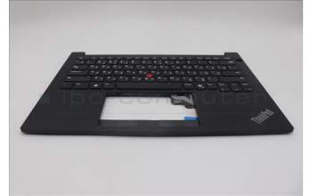 Lenovo 5M11N93302 C-Cover with keyboard, Russian, Black, US