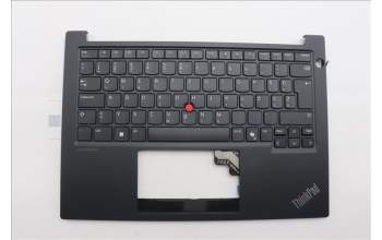 Lenovo 5M11N93310 C-Cover with keyboard, Slovenian, Black, UK