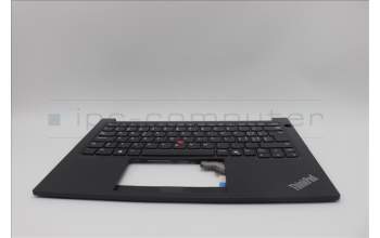 Lenovo 5M11N93322 C-Cover with keyboard, Switzerland, Black, UK