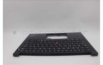 Lenovo 5M11N93326 C-Cover with keyboard, Turkish, Black, UK