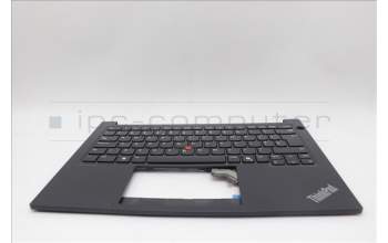 Lenovo 5M11N93330 C-Cover with keyboard, UK English, Black, UK