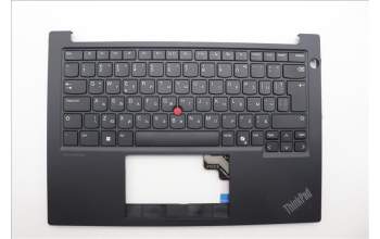 Lenovo 5M11N94115 C-Cover with keyboard, Bulgarian, Black, UK