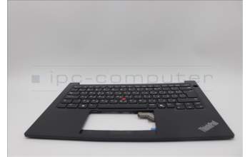 Lenovo 5M11N94115 C-Cover with keyboard, Bulgarian, Black, UK