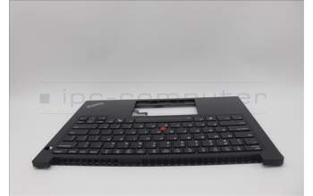 Lenovo 5M11N94153 C-Cover with keyboard, USA English, Black, Backlight, US