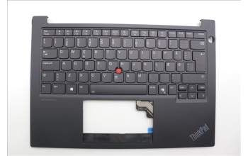 Lenovo 5M11N94171 C-Cover with keyboard, Danish, Black, Backlight, UK