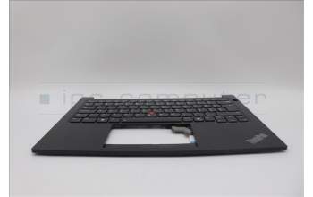 Lenovo 5M11N94191 C-Cover with keyboard, Hungarian, Black, Backlight, UK